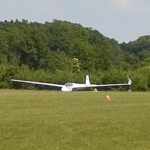 Startbereit zum ersten Segelflug